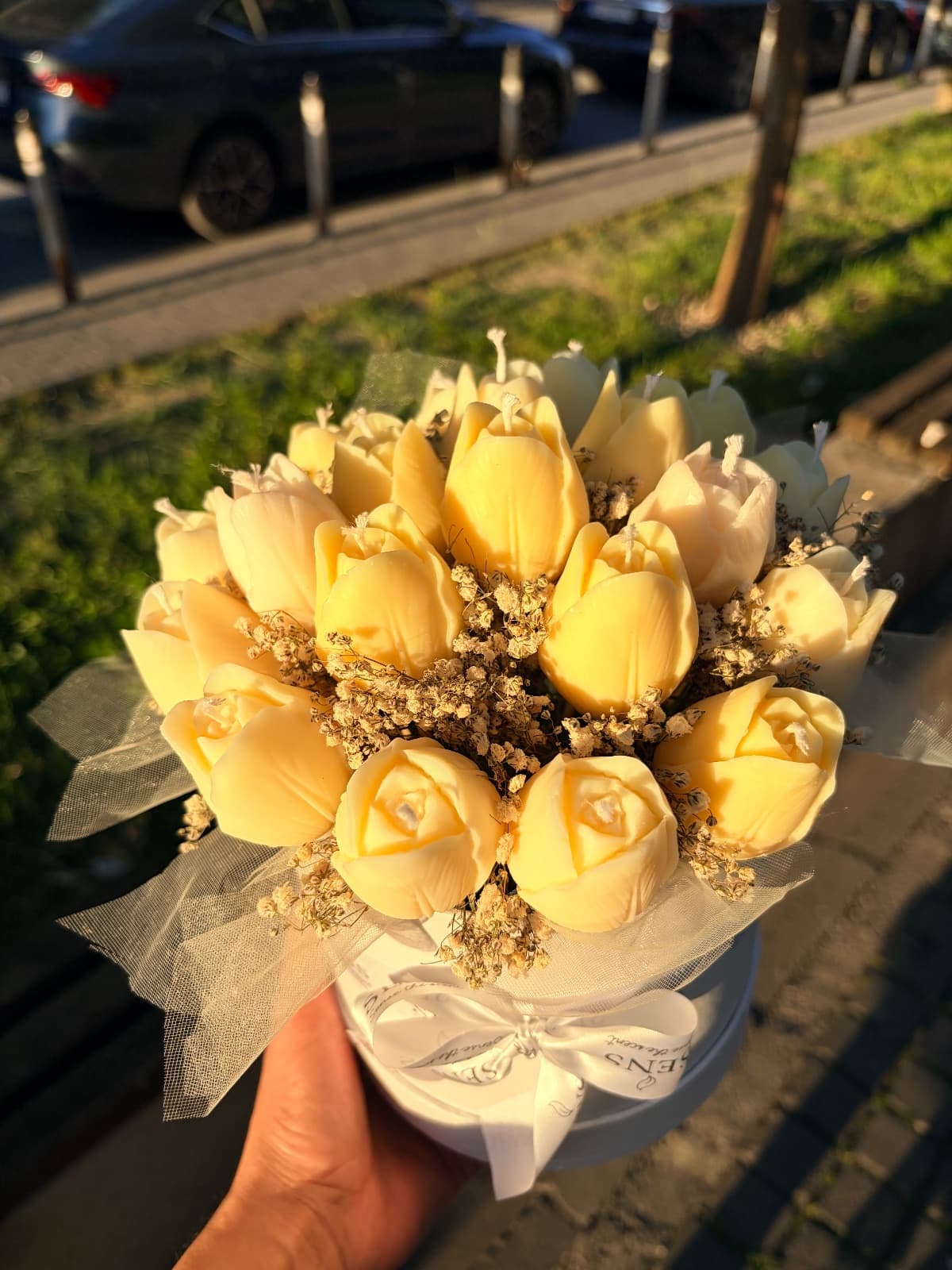 Tulip Candle Bouquet